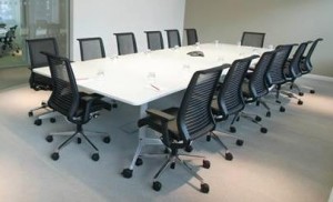 Vision 1 Leg Boardroom table